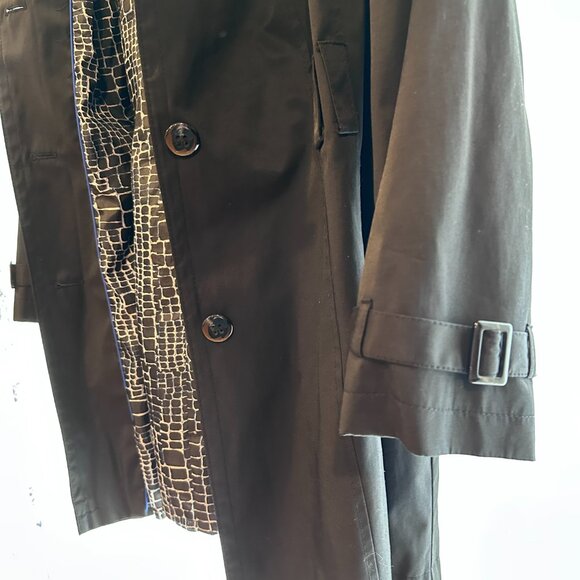 Via spiga water-resistant single breasted trench with hood - Picture 3 of 9